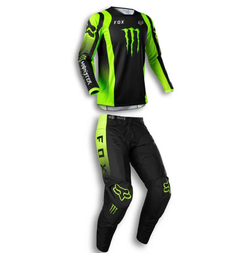 Conjunto Fox 180 Monster Preto - Spinelli Motos Boutique